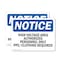 Signmission High Voltage Area Authorized Personnel Only OSHA Notice Sign, Plastic, 14in W x 10in L, 2PK OS-2PACK-NS-P-1014-L-13506 - alternate 1